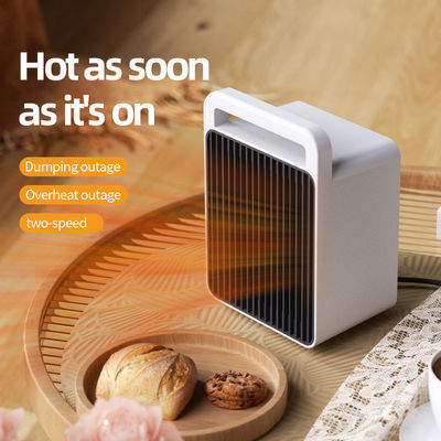 ABS 900W Μίνι έξυπνη επιφάνεια τραπεζιού φορητό ηλεκτρικό θερμαντήρα Handy επιφάνεια εργασίας PTC θερμαντήρα ανεμιστήρα