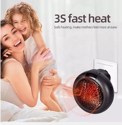 Ηλεκτρική 900W LED οθόνη 3S γρήγορη θέρμανση κεραμική μίνι θερμοσίφωνα με ρυθμιζόμενο θερμοστάτη