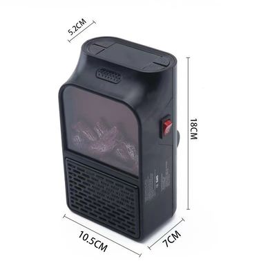 Φορητό γρήγορο θέρμανση 900w Προσωπική ρυθμιζόμενη πρίζα σε μίνι θερμαντήρα θερμοκρασία για δωμάτιο ξενοδοχείου