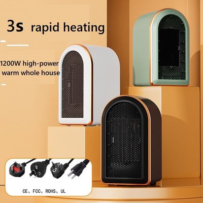 Δισκόπιο 1200W Γρήγορη θέρμανση PTC Μικρό ηλεκτρονικό πόδι Οικιακό προσωπικό θέρμανση χώρου