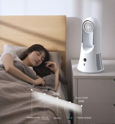 Αγγλικά Εργασιακή Γλώσσα USB Powered Desktop Fan Μεγάλος αέρας αρωματοθεραπεία Leafless ανεμιστήρας