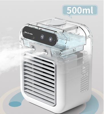 Καθαρό βάρος 700g Φορητός ανεμιστήρας ψύξης με υγραντήρα και τροφοδοσία USB 5V