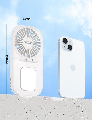 2000mAh USB επαναφορτιζόμενος χειροκίνητος ανεμιστήρας για φορητή ψύξη αέρα και σχεδιασμός φορητό στο λαιμό