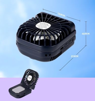 3.7V Ψυχρό Συμπίεση Χεριζόμενο Διπλούμενο ανεμιστήρα Φορητό Πίνακα Μίνι ανεμιστήρα για το λαιμό ψύξη δώρο