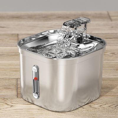 OEM 2.2l Ατσάλινο Γάτα Τροφοδότης Νερού Ηλεκτρική έξυπνη συσκευή διανομής νερού για κατοικίδια ζώα Logo OEM