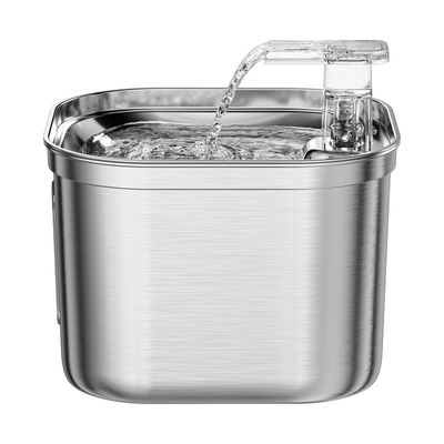 OEM 2.2l Ατσάλινο Γάτα Τροφοδότης Νερού Ηλεκτρική έξυπνη συσκευή διανομής νερού για κατοικίδια ζώα Logo OEM