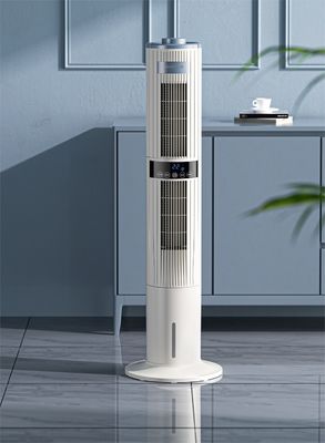 Φορητός ανεμιστήρας πύργου ψύξης TUYA Control Double Layer Design 33*33*120cm Μέγεθος