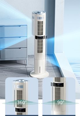 Φορητός ανεμιστήρας πύργου ψύξης TUYA Control Double Layer Design 33*33*120cm Μέγεθος