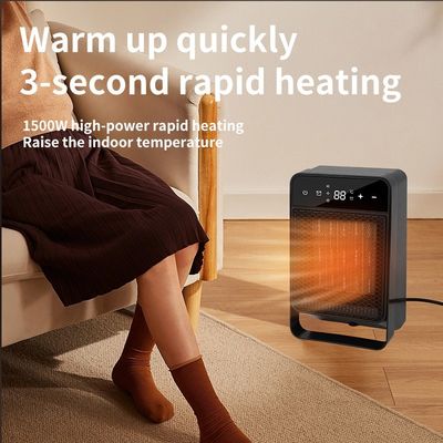 Φορητό ηλεκτρικό θερμαντήρα ανεμιστήρα 1500W για χειμερινό δωμάτιο Οικιακό χώρο Κερματικό θερμαντήρα PTC