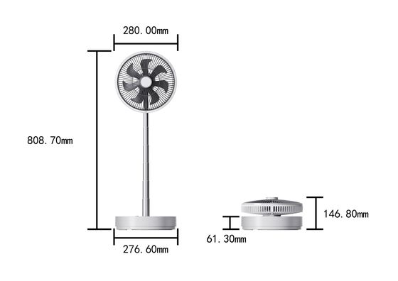 Τρεις ταχύτητες ανέμου 25w εσωτερικό AC 220v φορητό μίνι βάθρο ηλεκτρικοί ανεμιστήρες στάσης