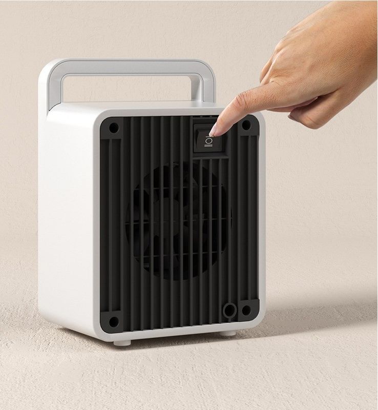 ABS 900W Μίνι έξυπνη επιφάνεια τραπεζιού φορητό ηλεκτρικό θερμαντήρα Handy επιφάνεια εργασίας PTC θερμαντήρα ανεμιστήρα