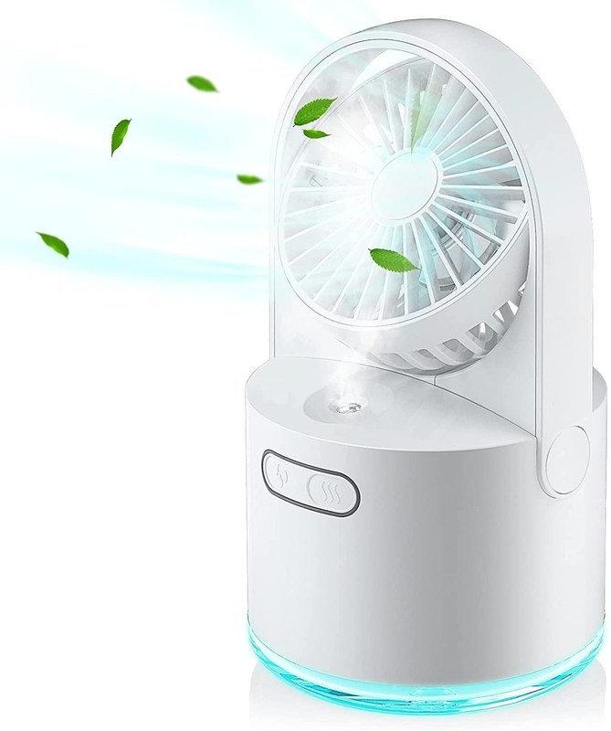 Φανατικός θολών επιτραπέζιου με USB Mini Fan και οικιακό ψεκαστικό υγρασίας Χρόνος φόρτισης 3,5 ώρες