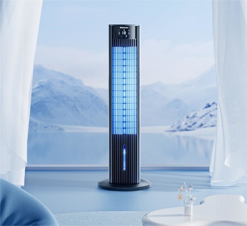 107*25*25.5mm Μέγεθος 600mm Καταρράκτης Εξωτερική έξοδος αέρα ψύξη Αέρας για το σπίτι