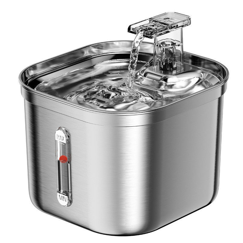 OEM 2.2l Ατσάλινο Γάτα Τροφοδότης Νερού Ηλεκτρική έξυπνη συσκευή διανομής νερού για κατοικίδια ζώα Logo OEM